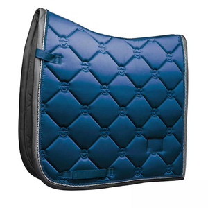 Equestrian Fashion Style Horse Riding Saddle Pads Customized Satin Fabric High Quality Cotton Fabric Horse Saddle Pad - Product Image 1