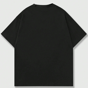 เสื้อยืดคอตตอนคุณภาพสูง ทรงโอเวอร์ไซส์ ไหล่ตก เนื้อผ้านุ่ม สไตล์ลำลอง สตรีทแวร์ สำหรับผู้ชายและผู้หญิง - Product Image 2