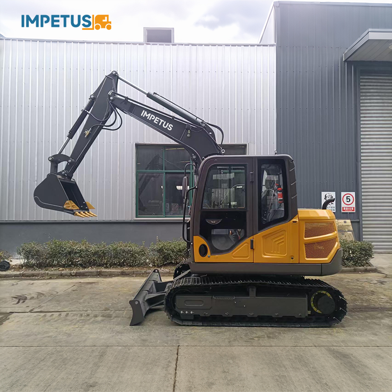 Impetus Earth Moving Machinery CE ISO EAC Certified Track Digger Excavator 6.5 Ton 7 Ton 9 Ton 15 Ton Crawler Excavator