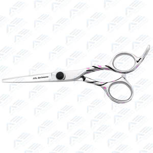 Apto Enterprises Ensemble de ciseaux professionnels en acier inoxydable Modèle dentelle noire pour le toilettage d'animaux Nouveau modèle Beauté Soins personnels - Product Image 2