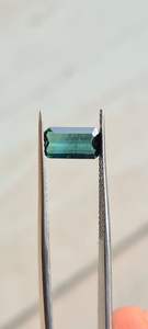 Tourmaline indicolite naturelle facettée, taille octogonale, pierre précieuse bleu-vert irisée pour la fabrication de bijoux - Product Image 5