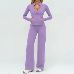 Ensembles de sport pour femmes : soutien-gorge de sport sans coutures et shorts de yoga pour la gym - Product Image 1