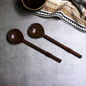 Nuevo Juego de Utensilios para Servir Ensaladas, Ecológico, Apto para Lavavajillas, Utensilios para Ensaladas para el Hogar y la Cocina, Hecho en India - Product Image 1