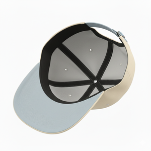 Casquette de baseball unisexe imperméable à 6 panneaux avec logo personnalisé Fittler Sports, bicolore en coton, style Dad Hat, pour l'extérieur, avec dos en maille - Product Image 6