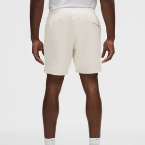 Men's Solid Gray Board <b>Shorts</b> With <b>Zip</b> <b>Pocket</b> Quick Dry Drawstring Waist Casual Bermuda <b>Shorts</b> - Product Image 4