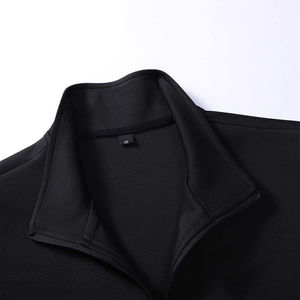 Conjunto de chándal para hombre con cremallera completa, diseño liso y capucha, tendencia, venta al por mayor, precio bajo - Product Image 4