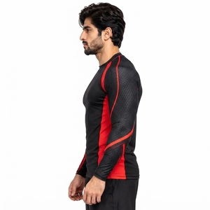Camiseta Deportiva de Compresión de Manga Larga para Hombre, Ropa Deportiva para Entrenamiento, Fitness, Running, Ciclismo, Surf, Gimnasio - Product Image 3