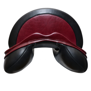 Silla de montar de doma de súper calidad para eventos, con asiento medio profundo y rodillos de rodilla, con 2 bloques de ajuste de tamaño, para carreras. - Product Image 4