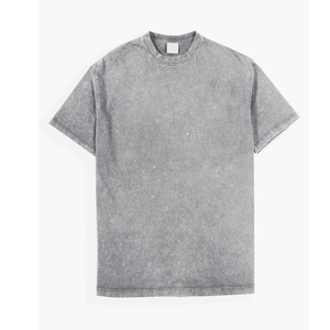 Camisetas de Hombre con Lavado Ácido, Estilo Urbano, Estampadas y Personalizadas, de Alta Calidad, Nueva Llegada, OEM - Product Image 3