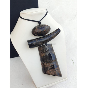 Collar de Cuerno de Búfalo Premium con Acabado Pulido, Accesorios de Moda para Mujer, Venta al por Mayor - Product Image 5