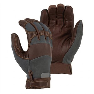 Gants de mécanicien 2026 en cuir synthétique avec paume renforcée, doigts renforcés, dos en Spandex – Gants de travail de sécurité tendance en Europe - Product Image 5