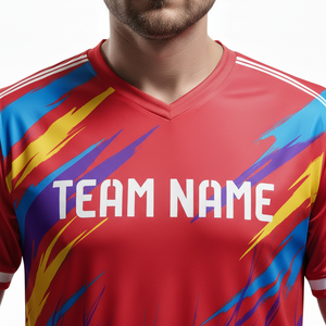Customizable Style Soccer Jersey <b>Sets</b> Custom Team Name Quick Dry 100% Polyester Football Uniform Heat Transfer OEM Services - Product Image 5