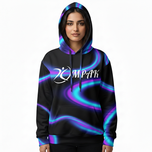 Sweat à capuche unisexe surdimensionné de haute qualité pour l'hiver, avec broderie et impression par sublimation intégrale, idéal pour un style décontracté - Product Image 1