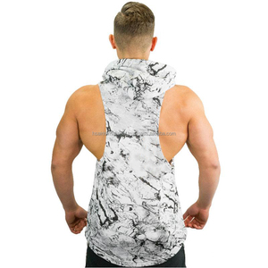 Débardeur à capuche sans manches pour homme, gilet de Camouflage, jogging, fitness, vêtements d'entraînement, débardeur - Product Image 6