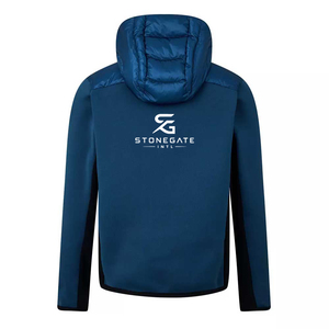 เสื้อโค้ทขนเป็ดผู้ชายสีขาวแบบลำลอง มีฮู้ด ทรงปกติ ระบายอากาศได้ดี ผ้าไนลอน ปิดด้วยซิป ขนเป็ดแท้ 100% รุ่นปี 2026 - Product Image 3