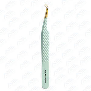 Pinzas de extensión de pestañas hechas a medida al por mayor, pinzas de pestañas de acero inoxidable asequibles con tamaño y logotipo personalizables - Product Image 6