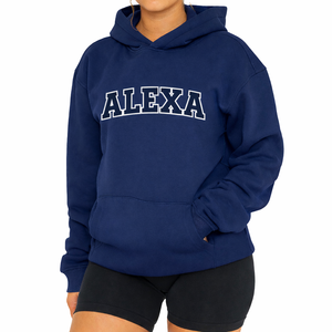 Sweat-shirt à capuche épais en polaire pour femme, chaud et confortable pour l'hiver, coupe ample - Product Image 1