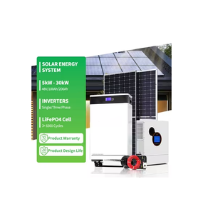 Sistema Híbrido de Almacenamiento de Energía Solar, Conjunto Completo de 10KW, 20KW, 30KW, 40KW, 50KW, 60KW, 70KW, 80KW, 90KW, 100KW con WiFi - Product Image 5