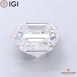 Diamante Cultivado en Laboratorio CVD de Color F, Claridad VVS2, Corte Asscher, 3.01 Quilates, con Certificado IGI, Ideal para Anillos de Diseñador - Product Image 4