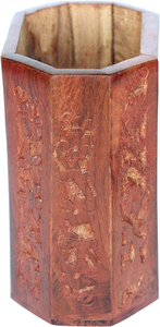 Organisateur de fournitures de bureau Indian Glance, porte-stylos/crayons en maille, design unique en bois pour le bureau des enfants, la décoration de la maison et les cadeaux - Product Image 2