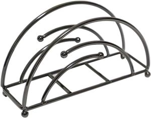 Porte-serviettes en acier lourd personnalisé, revêtement argenté, design élégant, parfait pour les mariages et les tables d'événements - Product Image 5