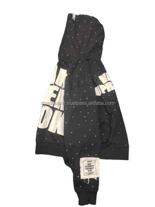 Personalizado de alta calidad recortado peso pesado desgastado bordado parche térmico Unisex cortar y coser ácido piedra lavada sudaderas con capucha para hombres - Product Image 3