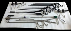 Kit de Instrumentos Laparoscópicos al por Mayor para Cirugía Mínimamente Invasiva con Trócares, Pinzas, Tijeras y Portaagujas - Product Image 2
