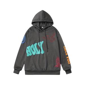 Custom Designer 100% Cotton <b>Full</b> Face <b>Zip</b>-up Puff Printing Hoodie <b>Sweatshirt</b> Winter Season Hoodie Manufacturer - Product Image 1