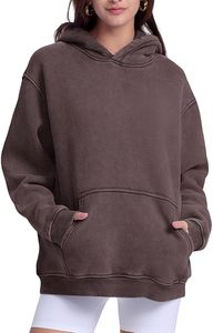Premium Acid Wash Hoodies Heavyweight Pullover Oversized Vintage Wash Hoodies Unisex Casual Wear Custom Logo Washed Hoodies - Product Image 3