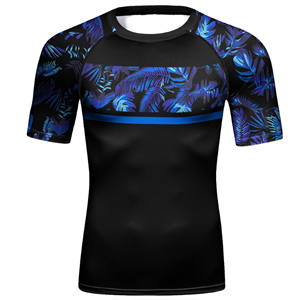 Custom <b>Compression</b> Sportswear Set 3 Piece <b>Men's</b> Rashguard Training Shorts and <b>Tights</b> <b>for</b> MMA Gym Fitness Running - Product Image 3