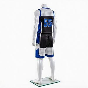 Conjunto de Uniforme de Baloncesto Personalizado, Jersey Sublimado y Pantalones Cortos de Secado Rápido, Transpirables, Ligeros y Duraderos, Fabricante de Ropa Deportiva para Equipos OEM - Product Image 3