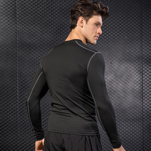 2026 Hot Sale Summer <b>Men's</b> Breathable Rash Guard Casual Fitness Clothes High Elastic Short Sleeve Sportswear Active Training - Product Image 6