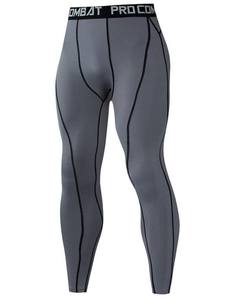 Leggings de sport pour homme, respirants, résistants à l'eau, à compression, à taille élastique, en spandex/nylon/coton - Product Image 3