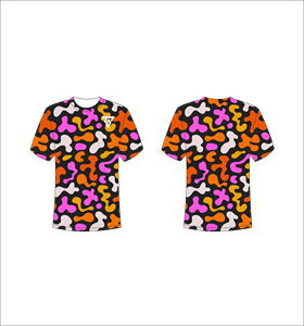 เสื้อยืดผู้ชายลายจุด แขนสั้น คอกลม ระบายอากาศได้ดี ทรงปกติ สวมใส่สบาย พิมพ์ลายด้วยเทคนิค Sublimation Transfer Print - Product Image 4