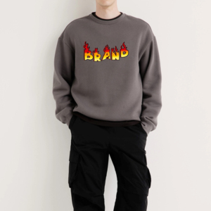 Sweat-shirt surdimensionné en gros d'usine, logo personnalisé, pull pour homme, respirant, confortable, de haute qualité, sweat-shirts personnalisés - Product Image 6