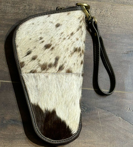 New Arrival Cowhide Gun Holsters Inside <b>Concealed</b> Carry Case High Quality 100% Genuine Leather Hand Carry Wristlet Gun Covers - Product Image 3