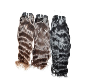 Fabrication vietnamienne traitement de paquets aucun Deep Wave vente en gros ondulé brut pour les femmes noires tissant des extensions de cheveux humains - Product Image 3