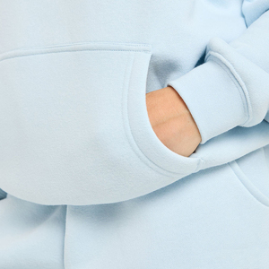 Sudadera con Capucha Extra Grande para Mujer, Color Sólido, Felpa de Algodón, Manga Larga, Estilo Casual Otoñal, con Bolsillos, 2026 - Product Image 6