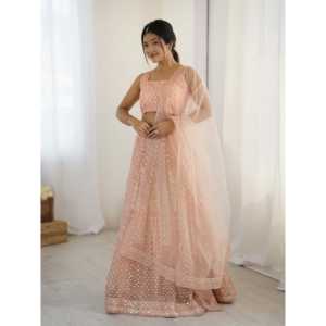 ชุดปาร์ตี้ตอนเย็นงาน dori lehenga choli เลื่อมสีรุ้ง - Product Image 4