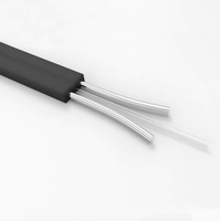 Vente directe du fabricant : Câble à fibres optiques GJXH, câble papillon intérieur 1B6, longueur personnalisable pour la communication par fibre optique