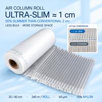 Matériau de protection amortissant 35/40 cm, coussin d'air gonflable, rouleau de colonne d'air, protection amortissante pour l'emballage