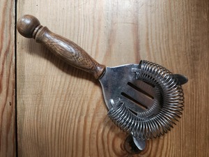 Juego de herramientas de barra con mango de madera estilo vintage, de acero inoxidable, perfecto para el hogar, cafetería, bar, restaurante y fiestas, uso en mostrador. - Product Image 4