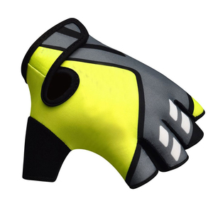 Customized Material Half Half Finger Eco-Friendly Custom Color Cycling Gloves Unique Design High Quality Customizable Racing - Product Image 3