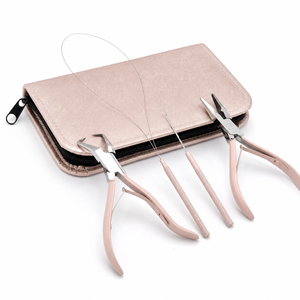 Pince à extensions capillaires de haute qualité, plate et lisse, pour un pose facile des bandes adhésives - Product Image 6