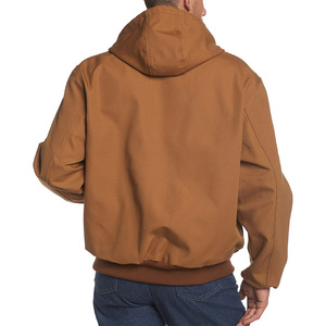 Sweat-shirt à capuche marron pour homme, couleur unie, coupe décontractée, vêtement d'automne - Product Image 3