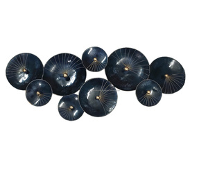 Diseño redondo de círculos pequeños y grandes para decoración del hogar, arte de pared para sala de estar, dormitorio y pasillo - Product Image 1