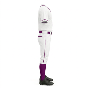 Sportswear Breathable Quick Dry 100% Polyester Training Uniform Wholesale High Quality Custom Printed Baseball Uniform Sets - Product Image 6