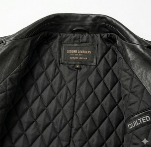 Chaqueta de Cuero y Lona para Motociclistas, Diseño Personalizado, Unisex, Alta Calidad, Ecológica, de Secado Rápido, Transpirable, Impermeable y Resistente al Viento - Product Image 3