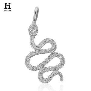 Colgante de Serpiente con Diamantes de Lujo - Collar Minimalista con Motivo Animal en Oro - Joyería Fina para Regalo - Product Image 3