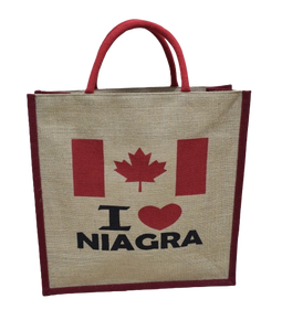 Sac de courses en jute durable avec fermeture éclair, dimensions imprimées : longueur-40 cm largeur-45 cm soufflet-15 cm export direct de l'usine BD - Product Image 4